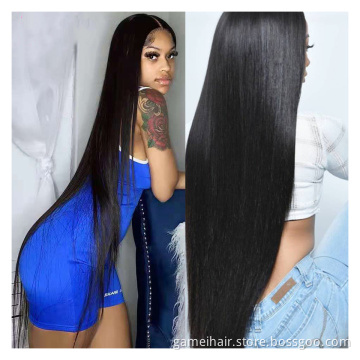 wigs wholesale prices vendors virgin raw european micro loop extensions 40 inch full lace front wig straight human hair